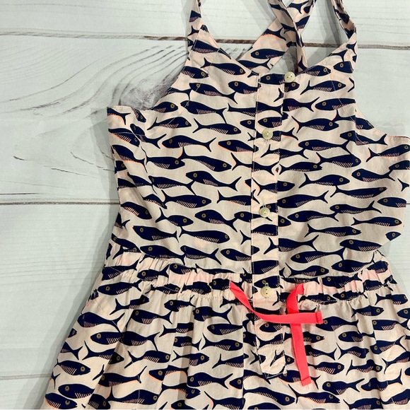 J. Crew Crewcuts girls fish print dress sz. 7 - Picture 7 of 7